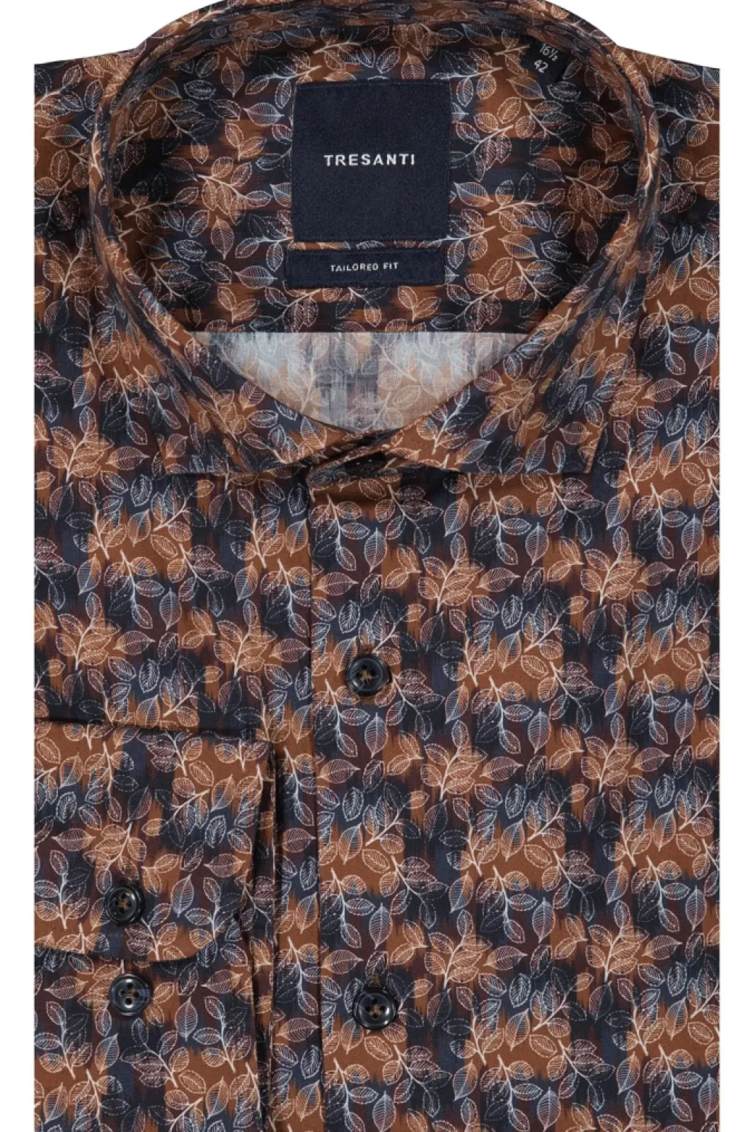Store TRESANTI Bain | Leaves Shirt With Ikat Background