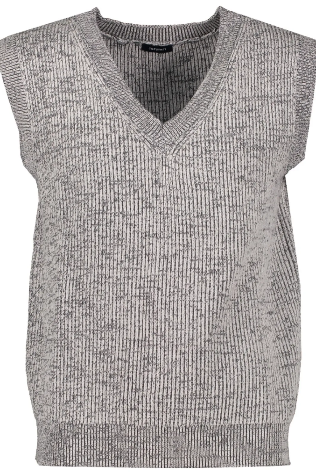 Stickat>TRESANTI Baleno | Rib Knit Spencer With V Neck