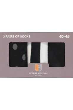 Strumpor>Fathers & Friends Bambustrumpor Box 3-Pack