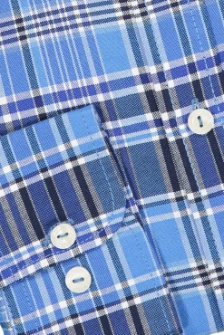 Shop SEBAGO Checked Oxford Shirt