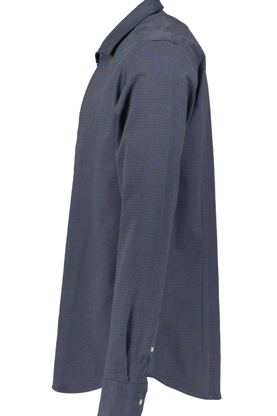 Best JOHN HENRIC Checked Zipper Shirt A01796