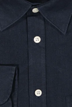Shop J.Lindeberg Clean Linen Slim Shirt