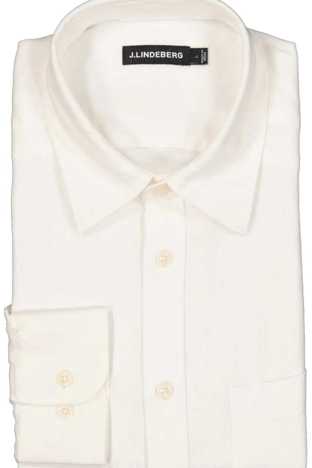 Sale J.Lindeberg Clean Linen Slim Shirt