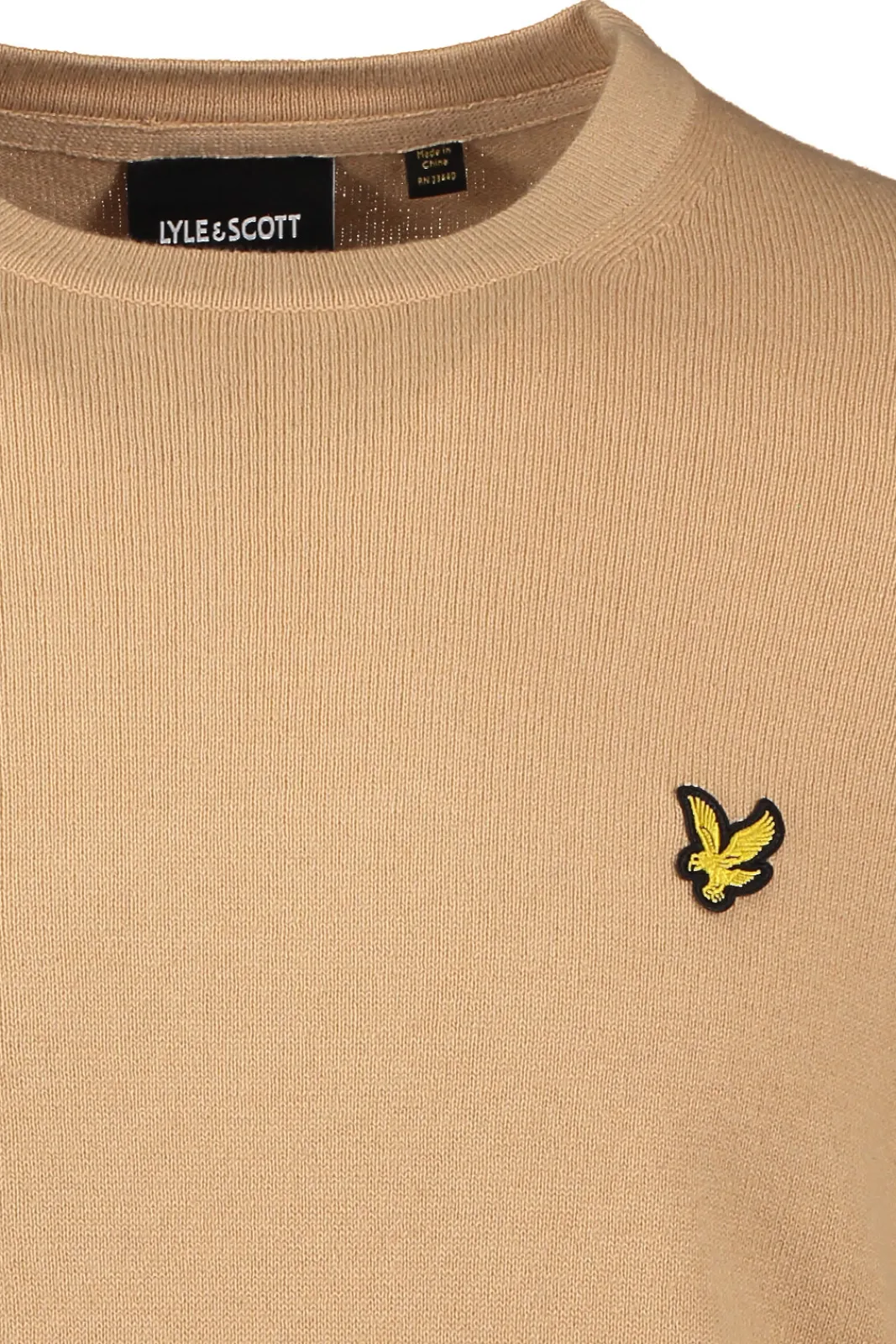 Stickat>Lyle & Scott Cotton Merino Crew Jumper.