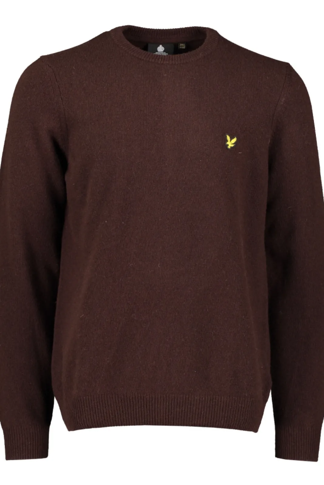 Stickat>Lyle & Scott Crew Neck Lambswool Blend Jumper.