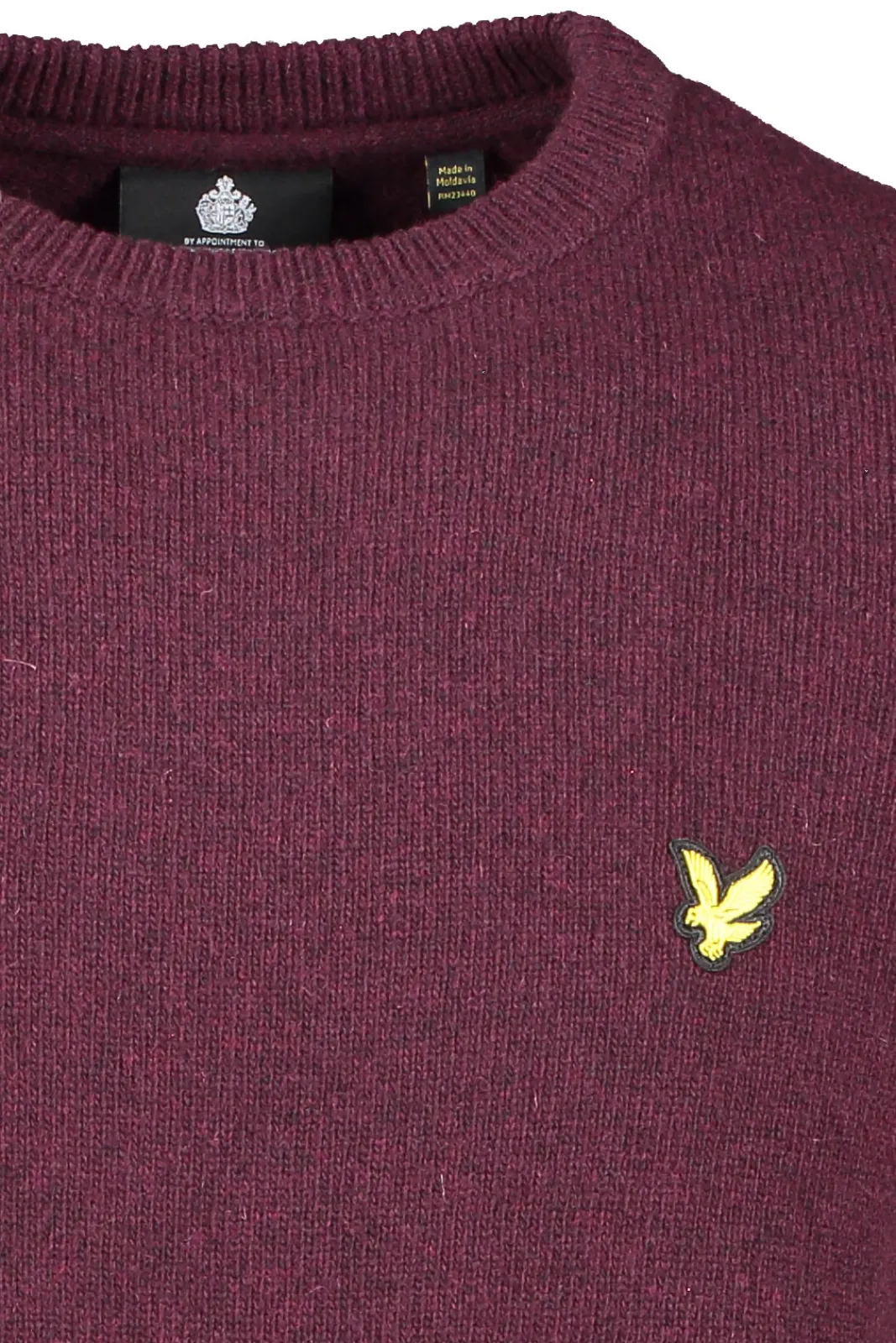 Stickat>Lyle & Scott Crew Neck Lambswool Blend Jumper