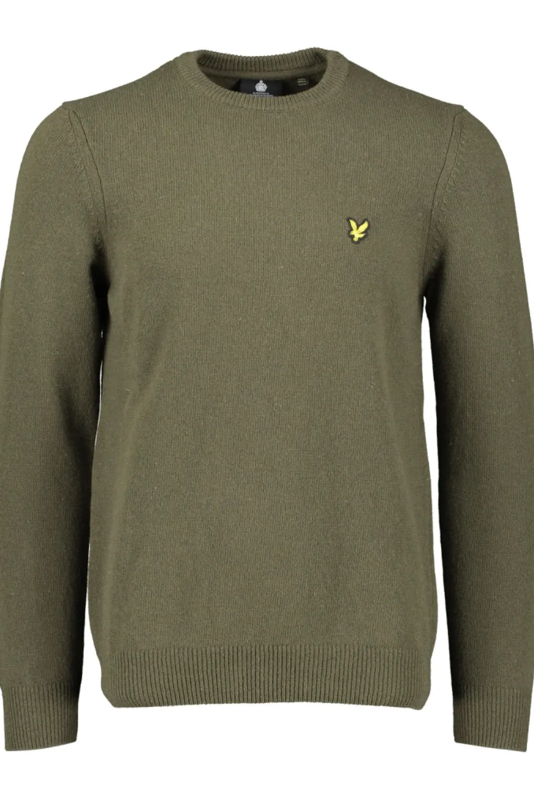 Stickat>Lyle & Scott Crew Neck Lambswool Blend Jumper
