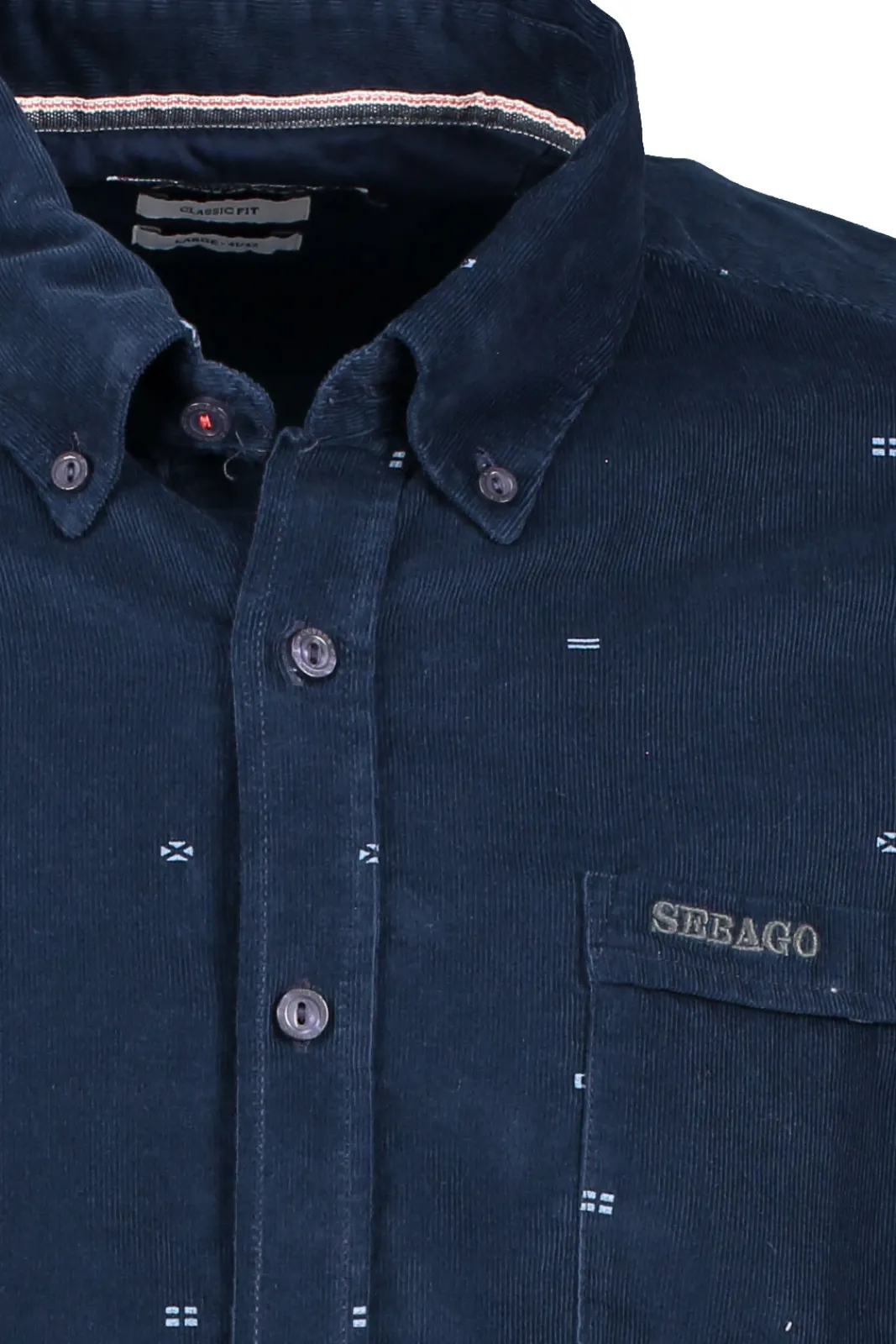 Skjortor>SEBAGO Docksides Cord Flag Shirt