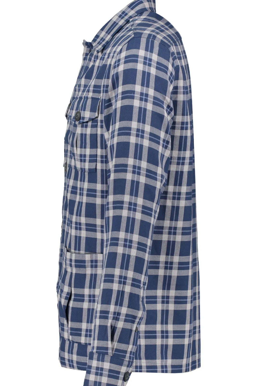 Best Sale JOHN HENRIC Flannel Overshirt A01561