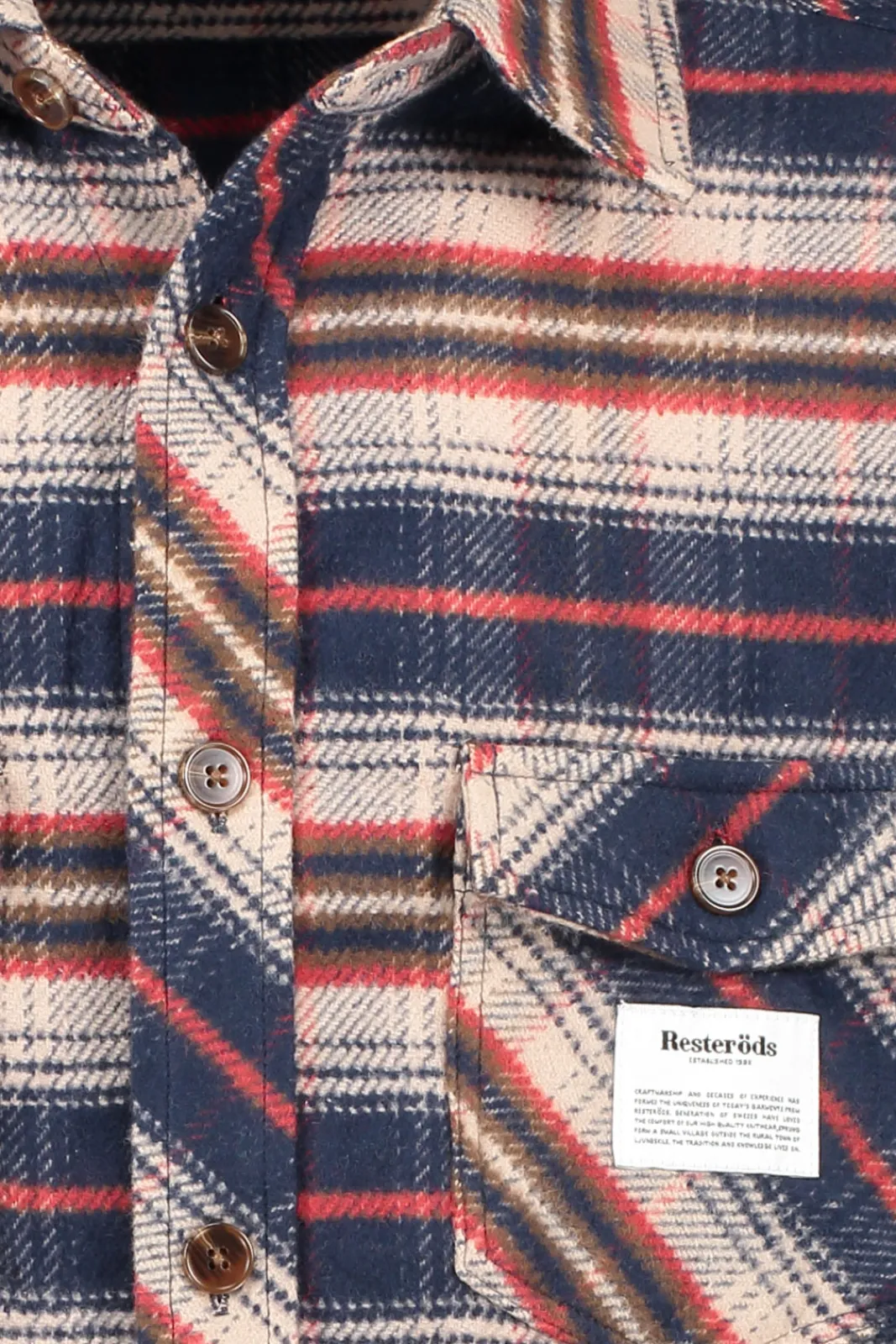 Skjortor>RESTERÖDS Flannel Shirt
