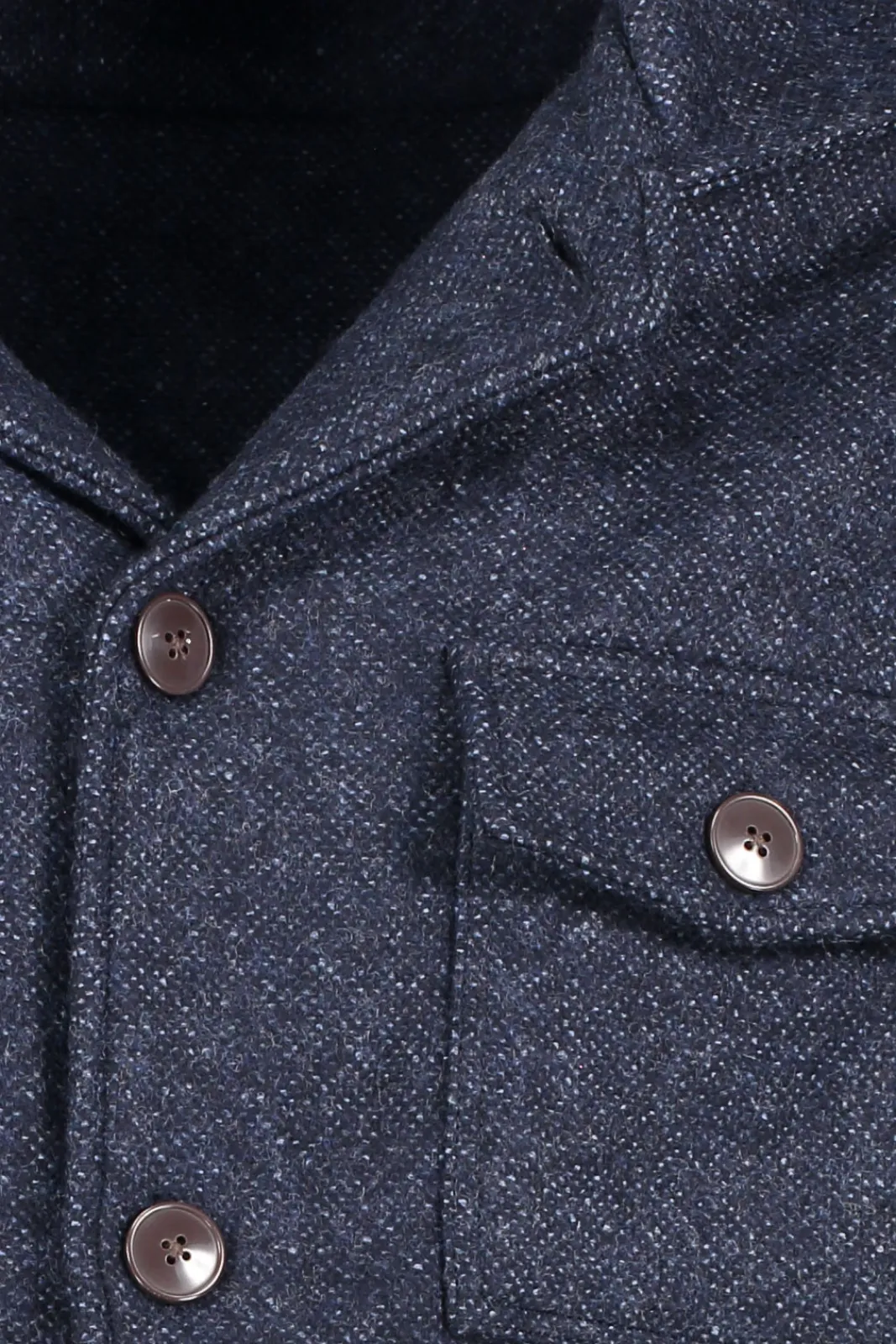Shop JOHN HENRIC Fleece Overshirt A02125