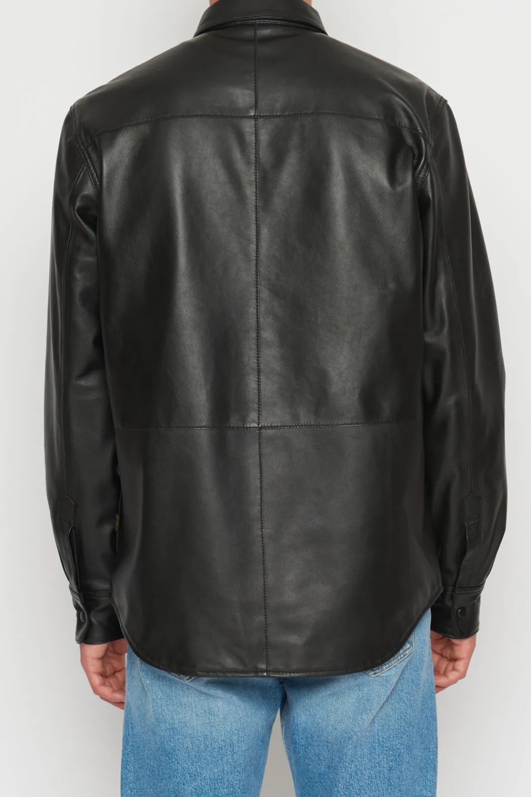 Skjortor>TIGER OF SWEDEN Forrest 2 Leather S