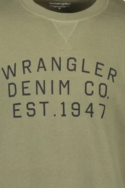 Cheap WRANGLER Graphic Crew Sweat