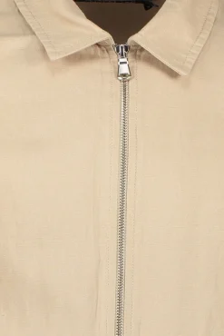 Cheap J.Lindeberg Jason Zip Linen Overshirt