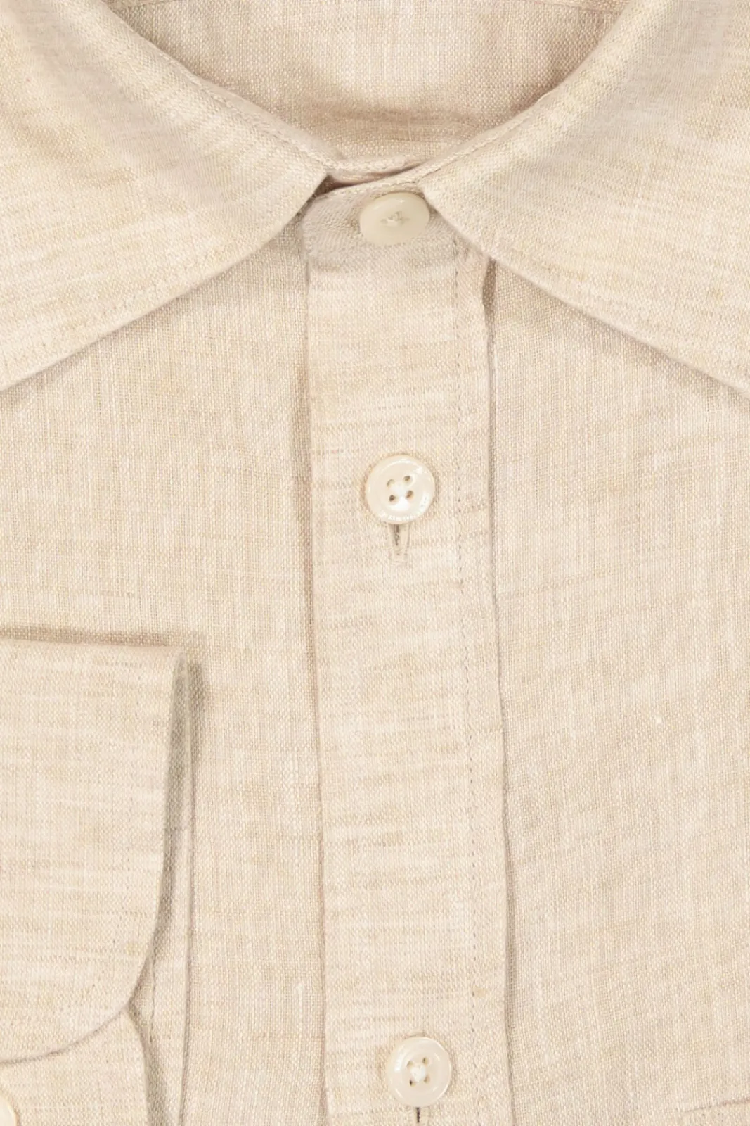 Clearance J.Lindeberg Linen Melange Ls Slim Shirt