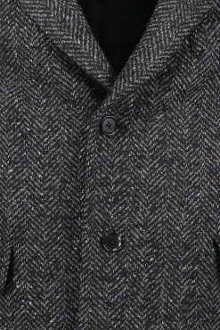 Shop MORRIS Maughan Herringbone Coat