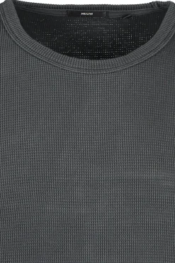 Discount NEUW Waffle Ls Tee Black