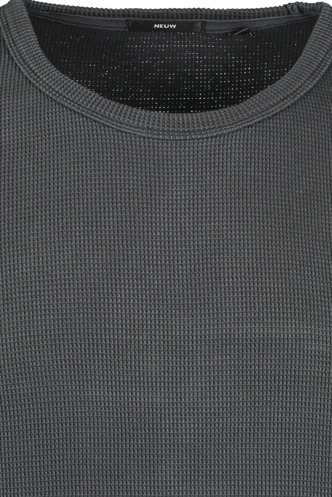 Discount NEUW Waffle Ls Tee Black