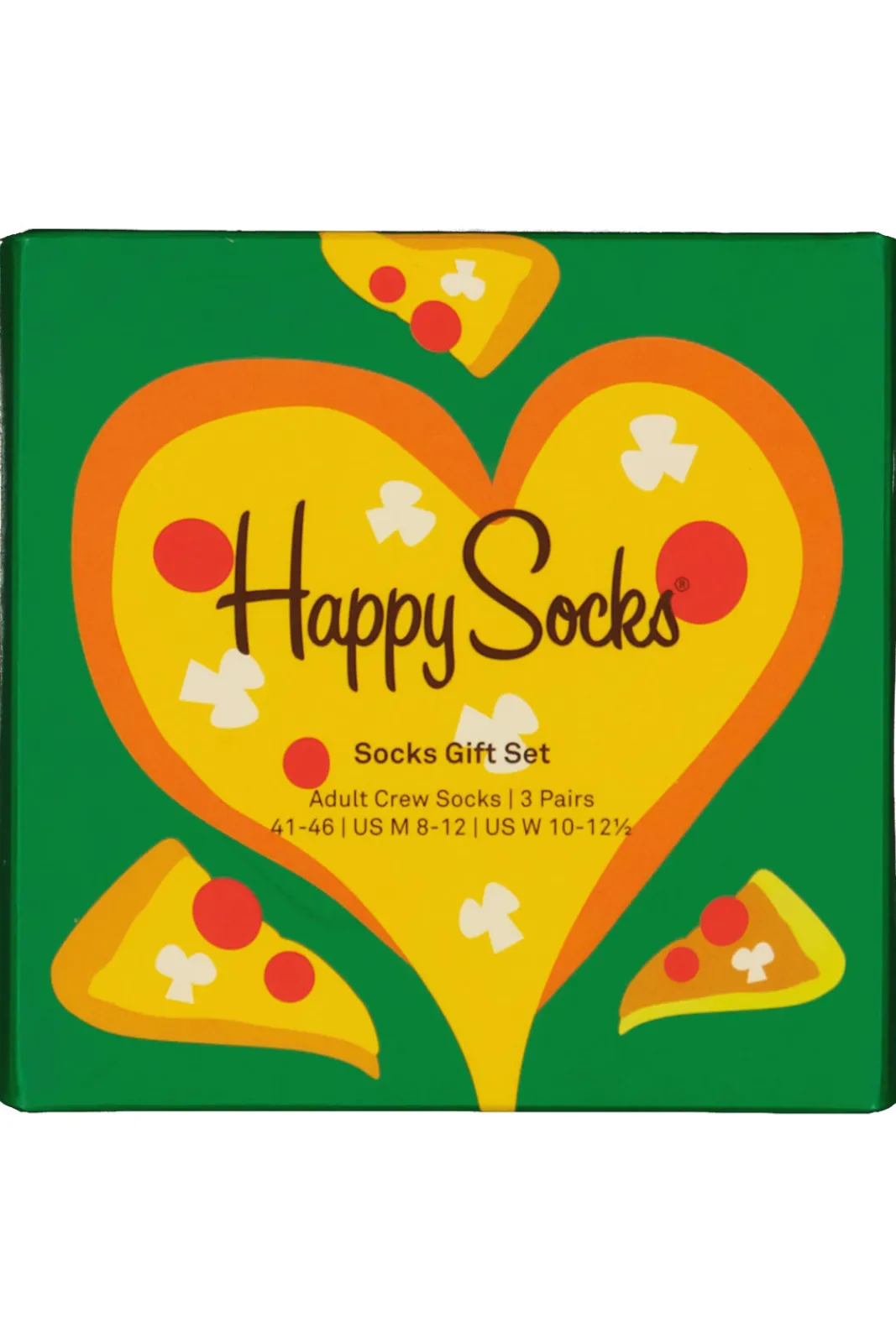 Strumpor>HAPPY SOCKS 3-Pack Pizza Love Socks Gift Set