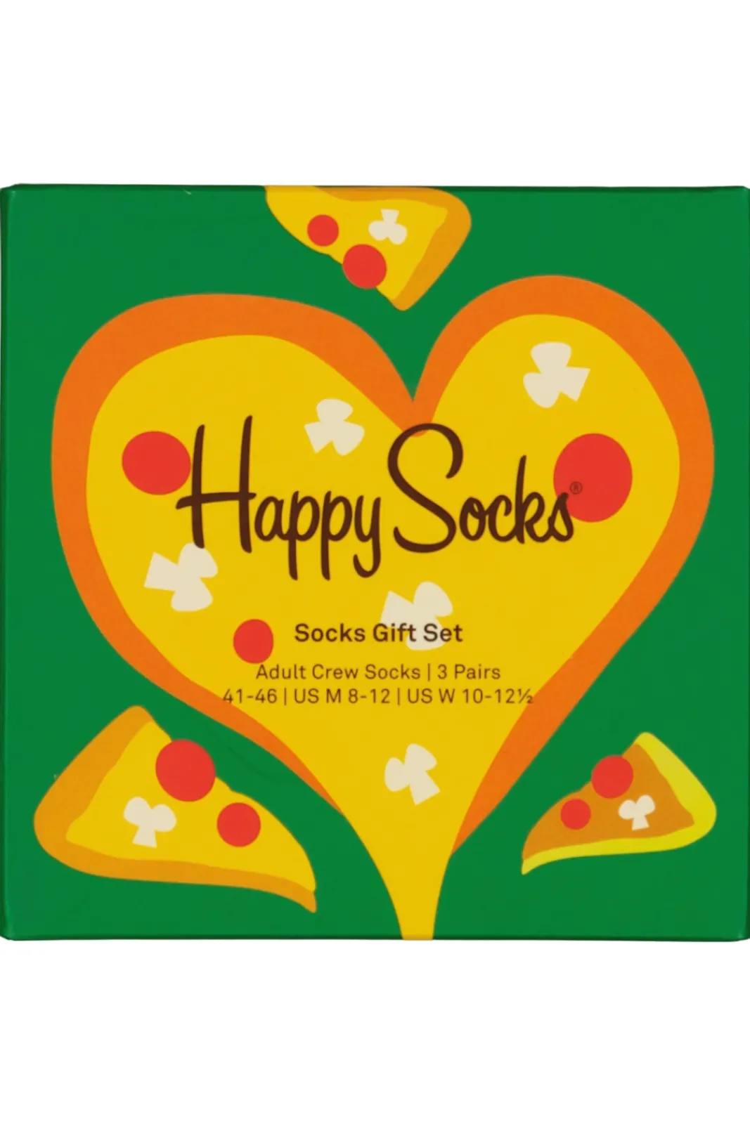 Strumpor>HAPPY SOCKS 3-Pack Pizza Love Socks Gift Set