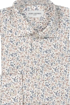 Store JOHN HENRIC Paisley Print Shirt A01549