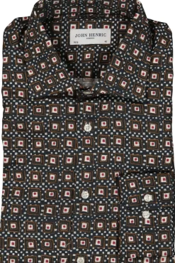Skjortor>JOHN HENRIC Print Shirt