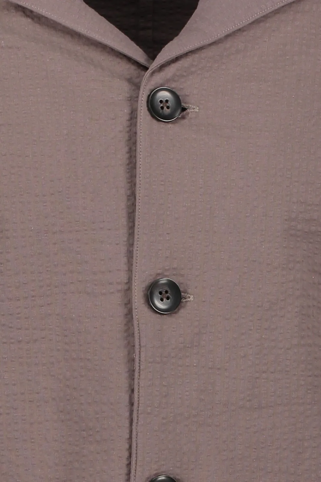 Shop JOHN HENRIC Seersucker Shirt Jacket