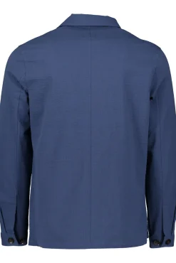 Best Sale JOHN HENRIC Seersucker Shirt Jacket