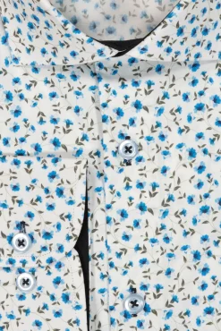 Sale Mortimer&Armstrong Shirt With Climbing Flowers Slim Fit