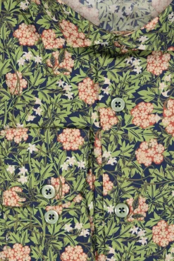 Outlet Mortimer&Armstrong Shirt With Flower Dessin Slim Fit