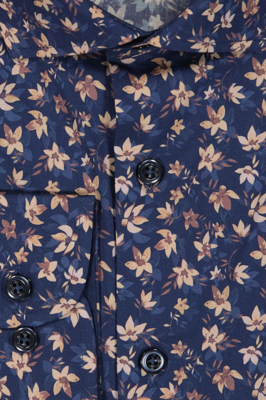 Outlet Mortimer&Armstrong Shirt With Shadow Flowers Modern Fit
