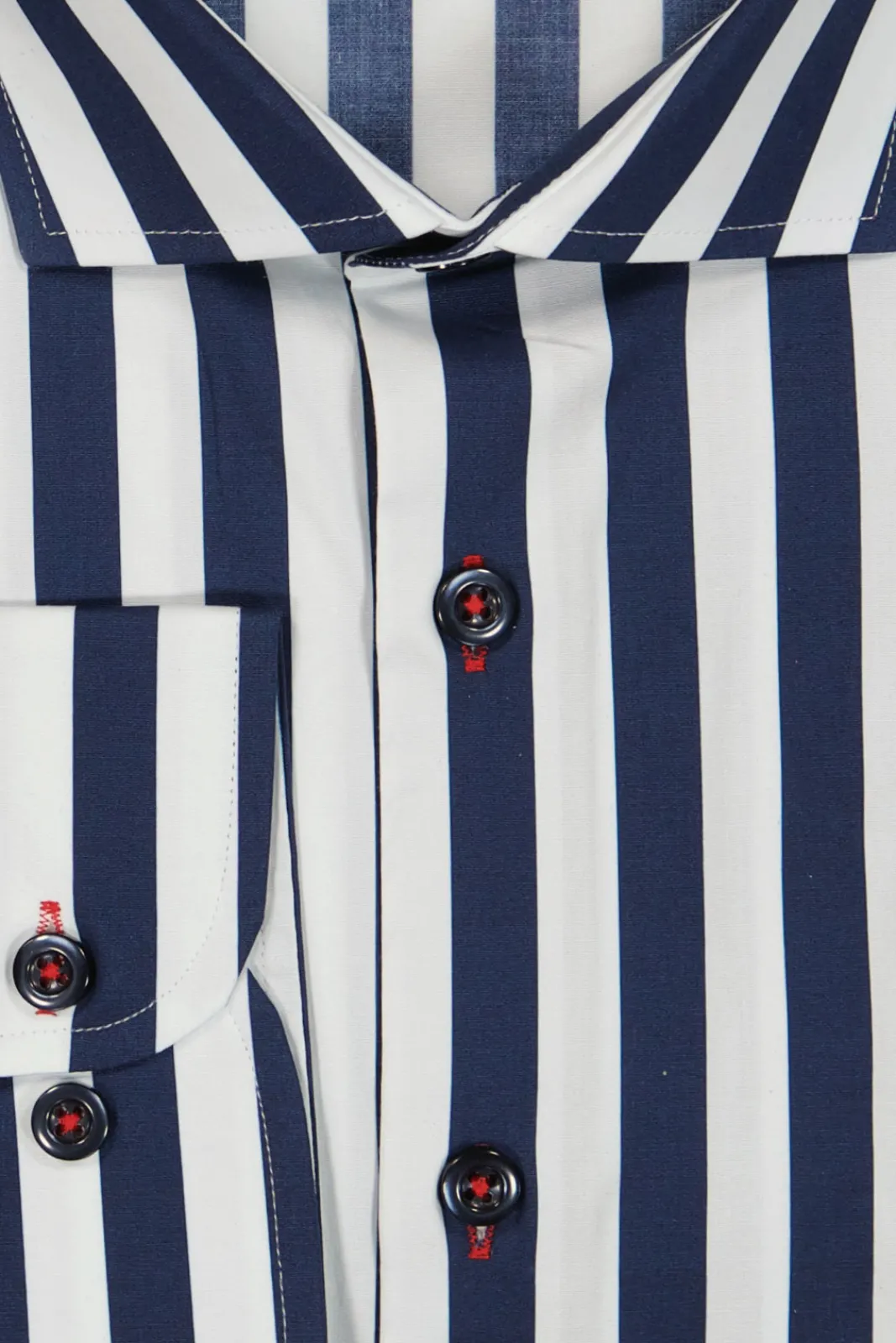 New Mortimer&Armstrong Shirt With Stripes Modern Fit