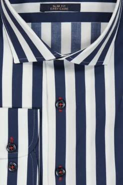 Cheap Mortimer&Armstrong Shirt With Stripes Slim Fit