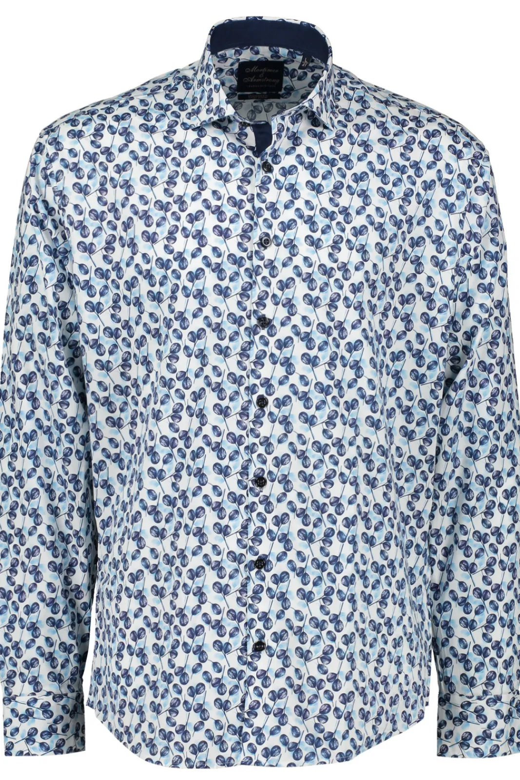 Hot Mortimer&Armstrong Shirt With Watercolor Leaves Modern Fit