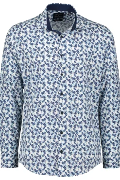Online Mortimer&Armstrong Shirt With Watercolor Leaves Slim Fit