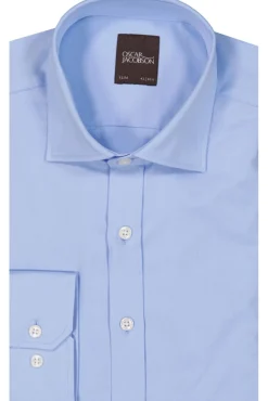 Skjortor>OSCAR JACOBSON Slim Fit Cut Away Business Twill