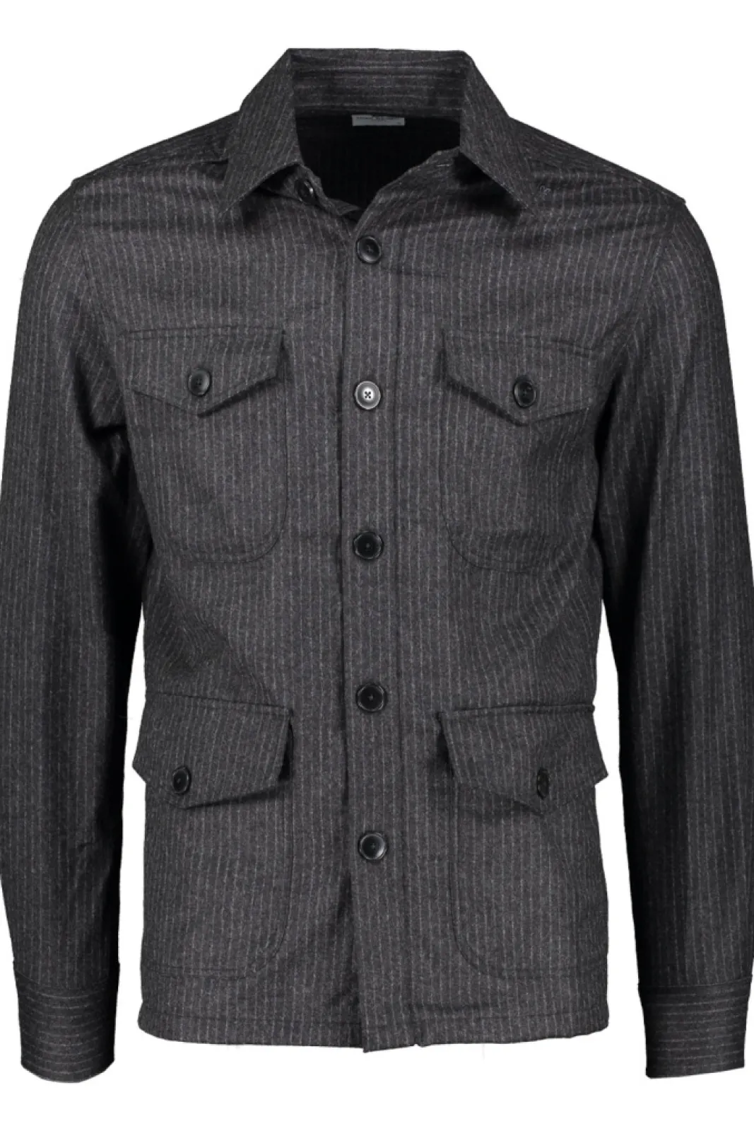Cheap JOHN HENRIC Striped Overshirt A02122