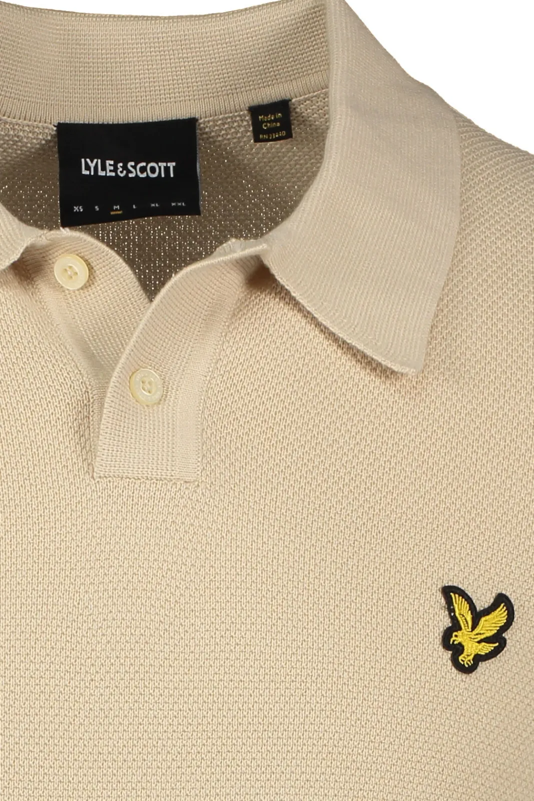 Pike>Lyle & Scott Textured Knitted Polo