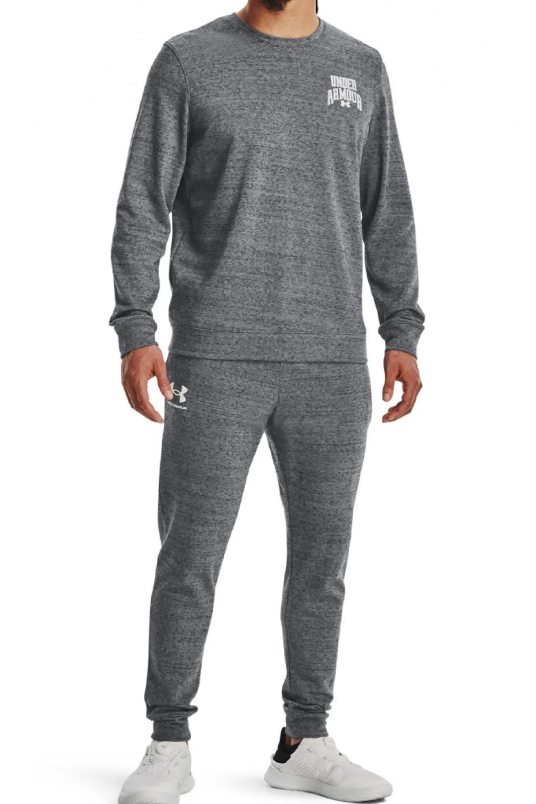 Clearance UNDER ARMOUR Ua Rival Terry Graphic Crew