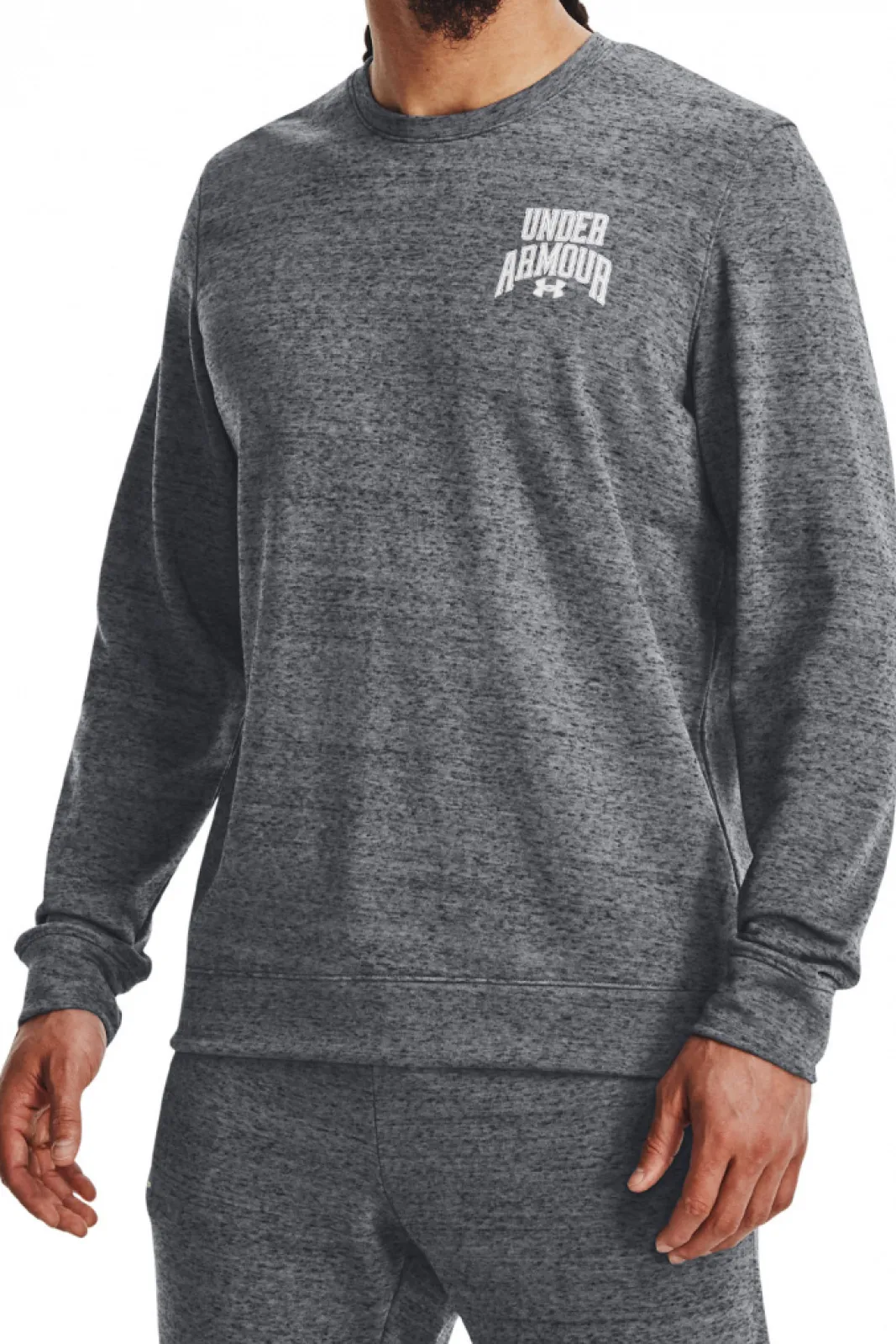 Clearance UNDER ARMOUR Ua Rival Terry Graphic Crew