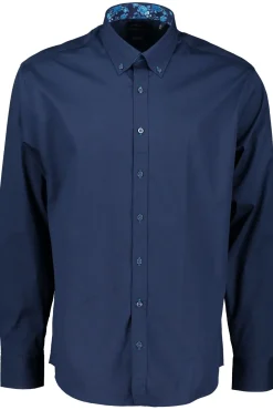 Skjortor>Mortimer&Armstrong Uni Shirt With Big Roses Details Modern Fit