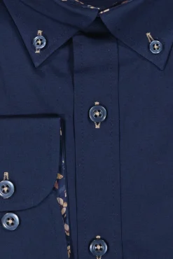 Flash Sale Mortimer&Armstrong Uni Shirt With Shadow Flowers Modern Fit