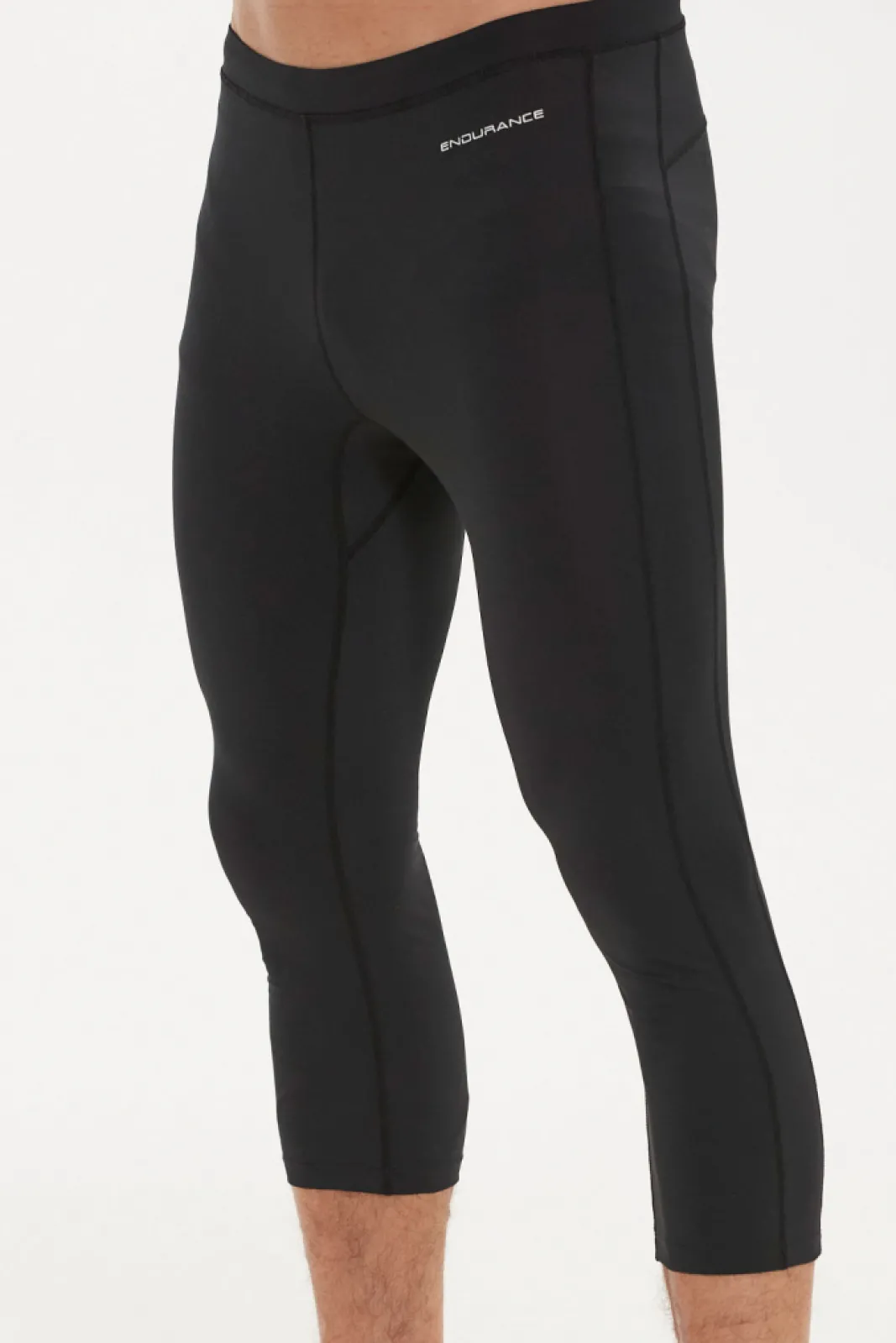 Tights & Shorts>ENDURANCE Zane M 3/4 Run Tights